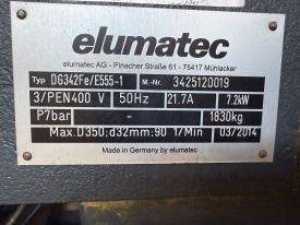 PIŁA AUTOMATYCZNA  DWUGŁOWICOWA ELUMATEC DG 342 FE / E 555-1 