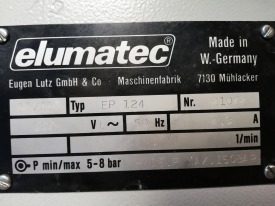 ZAGNIATARKA / ZACISKARKA ELUMATEC EP 124 