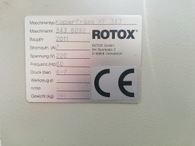 FREZARKO - KOPIARKA ROTOX KF 343 ROK 2011