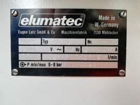 ZAGNIATARKA / ZACISKARKA  DO NAROŻY ELUMATEC EP 124