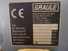 FREZARKA DO SŁUPKA GRAULE AKF 4/250 ROK 2000