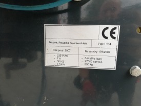 FREZARKA DO ODWODNIEŃ STB F 164 ROK 2007