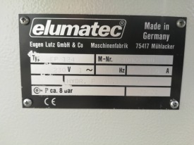 ZAGNIATARKA / ZACISKARKA ELUMATEC EP 124 ROK 2001