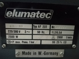 FREZARKA DO SŁUPKA ELUMATEC AF 222