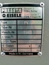 ZAGNIATARKA / ZACISKARKA PRESSTA EISELE PV 8