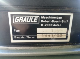 PIŁA JEDNOGŁOWICOWA GRAULE ZS 135 N ZE STOŁAMI