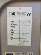  PIŁA JEDNOGŁOWICOWA  BERG & SCHMID MC 500HA ROK 2007