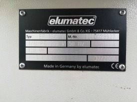 ZAGNIATARKA / ZACISKARKA  DO NAROŻY ELUMATEC EP 124 ROK 2006