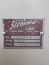 ZGRZEWARKA JEDNOGŁOWICOWA STENOMA 2000 NR 1066/1405 ROK 2005