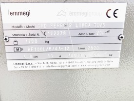 PIŁA AUTOMATYCZNA DWUGŁOWICOWA DO STALI EMMEGI TRD FERRO 2 LIBRA TU/5  ROK 2008