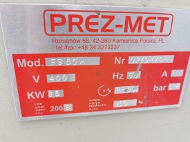 FREZARKA DO SŁUPKA AUTOMATYCZNA PREZ-MET FS 50 A ROK 2008