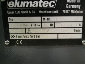 FREZARKA DO SŁUPKA ELUMATEC AF 222 ROK 1996
