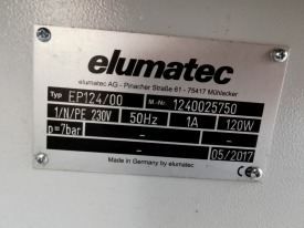 ZAGNIATARKA / ZACISKARKA DO NAROŻY ELUMATEC EP 124 ROK 2017