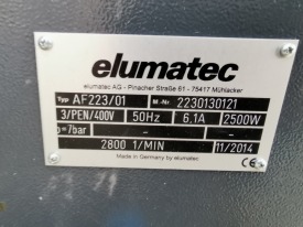 FREZARKA DO SŁUPKA ELUMATEC AF 223 /01 ROK  2014