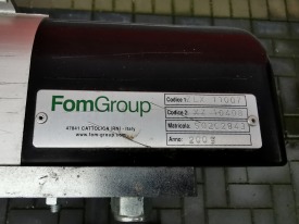 PODAJNIK ROLKOWY Z SYSTEMEM POMIAROWYM  FOM GROUP ROK 2009