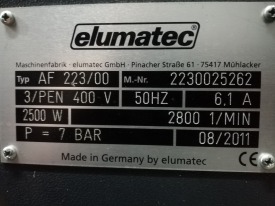 FREZARKA DO SŁUPKA ELUMATEC AF 223 / 00 ROK 2011