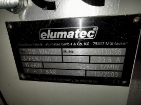 PIŁA  AUTOMATYCZNA/  DWUGŁOWICOWA ELUMATEC DG 104 / 02   ROK 2003