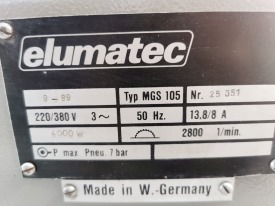 PIŁA JEDNOGŁOWICOWA ELUMATEC MGS 105 ZE STOŁAMI