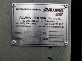 PIŁA JEDNOGŁOWICOWA DO LISTEW PRZYSZYBOWYCH ALUMA / EMMEGI LMS ROK 2008