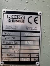 FREZARKA DO SŁUPKA PRESSTA EISELE AKF 250 L