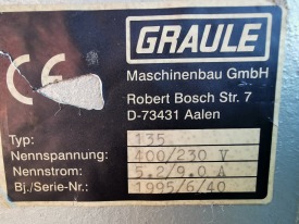 PIŁA JEDNOGŁOWICOWA GRAULE  ZS 135 