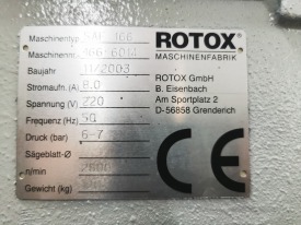FREZARKA DO SŁUPKA ROTOX SAF 166 ROK 2003