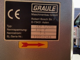 FREZARKA DO SŁUPKA GRAULE AKF 6/250