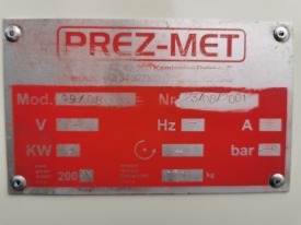 ZAGNIATARKA DO NAROŻY  PREZ-MET  99/08 ROK 2001