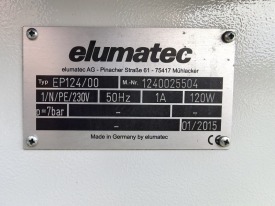 ZAGNIATARKA / ZACISKARKA ELUMATEC EP 124 ROK 2015