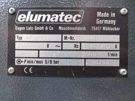 FREZARKA DO SŁUPKA ELUMATEC AF 222  Z WYŚWIETLACZEM E 111  ROK 2000