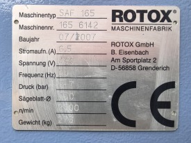 FREZARKA DO SŁUPKA ROTOX SAF 165 ROK 2007