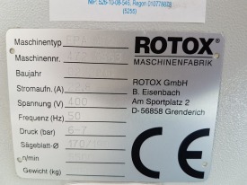 LINIA ZGRZEWAJĄCO - CZYSZCZĄCA ROTOX ROK 2008 