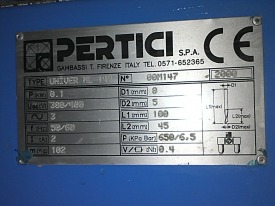 FREZARKA DO ODWODNIEŃ PERTICI ML 142 UNIVER  ROK 2000