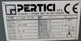 FREZARKO - KOPIARKA (KLAMKOWNICA)  PERTICI FC 106   ROK 1999