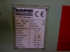 PIŁA DWUGŁOWICOWA (AUTOMAT) DGL 200 E ROK 2001