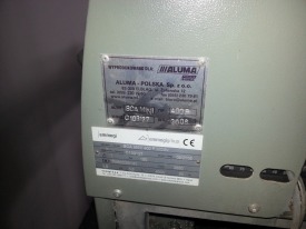 PIŁA JEDNOGŁOWICOWA DO AL EMMEGI / ALUMA  SCA MINI 400P   Z PODAJNIKIEM I ODBIORNIKIEM FERMO 3780 DX ROK 2006	