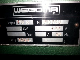 PIŁA JEDNOGŁOWICOWA WEGOMA / GRAULE ZS 170 ROK 1994