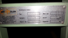 PRASA DO KONTROLI I SZKLENIA  EDER -MULLER WYM. 300 / 220 ROK 1998