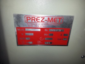 LINIA DO PRODUKCJI STOLARKI AL PREZ-MET ROK  2013