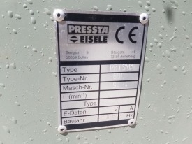 PIŁA FASADOWA PRESSTA EISELE PRISMA 600 ROK 2006