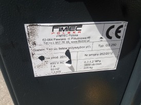 PIŁA DO LISTEW PRZYSZYBOWYCH GRAF SYNERGY / FIMTEC GS 250 ROK 2012