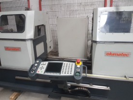 PIŁA AUTOMATYCZNA DWUGŁOWICOWA ELUMATEC DG 142/01 ROK 2002