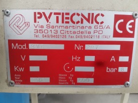 PRASA DO KONTROLI SZKLENIA PV.TECNIC  BV 6 ROK 2001