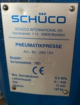 PRASKA HYDROPNEUMATYCZNA SCHUCO 290 124  DO WYCIĘĆ  ROK 2005