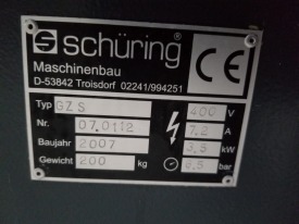 PIŁA DO LISTEW PRZYSZYBOWYCH SCHURING GZS ROK 2007