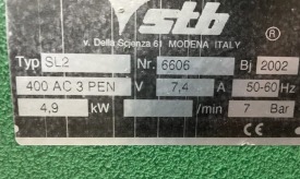 ZGRZEWARKA DWUGŁOWICOWA STB SL2 E ROK 2002