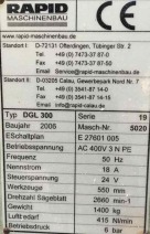 PIŁA AUTOMATYCZNA / DWUGŁOWICOWA RAPID DGL 300 ROK 2006