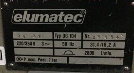 PIŁA AUTOMATYCZNA / DWUGŁOWICOWA ELUMATEC DG 104 / 02 
