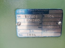 ZAGNIATARKA / ZACISKARKA HAFFNER  EV 601 