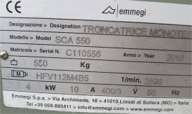 PIŁA JEDNOGŁOWICOWA DO AL EMMEGI SCA LMS 550 ROK 2010